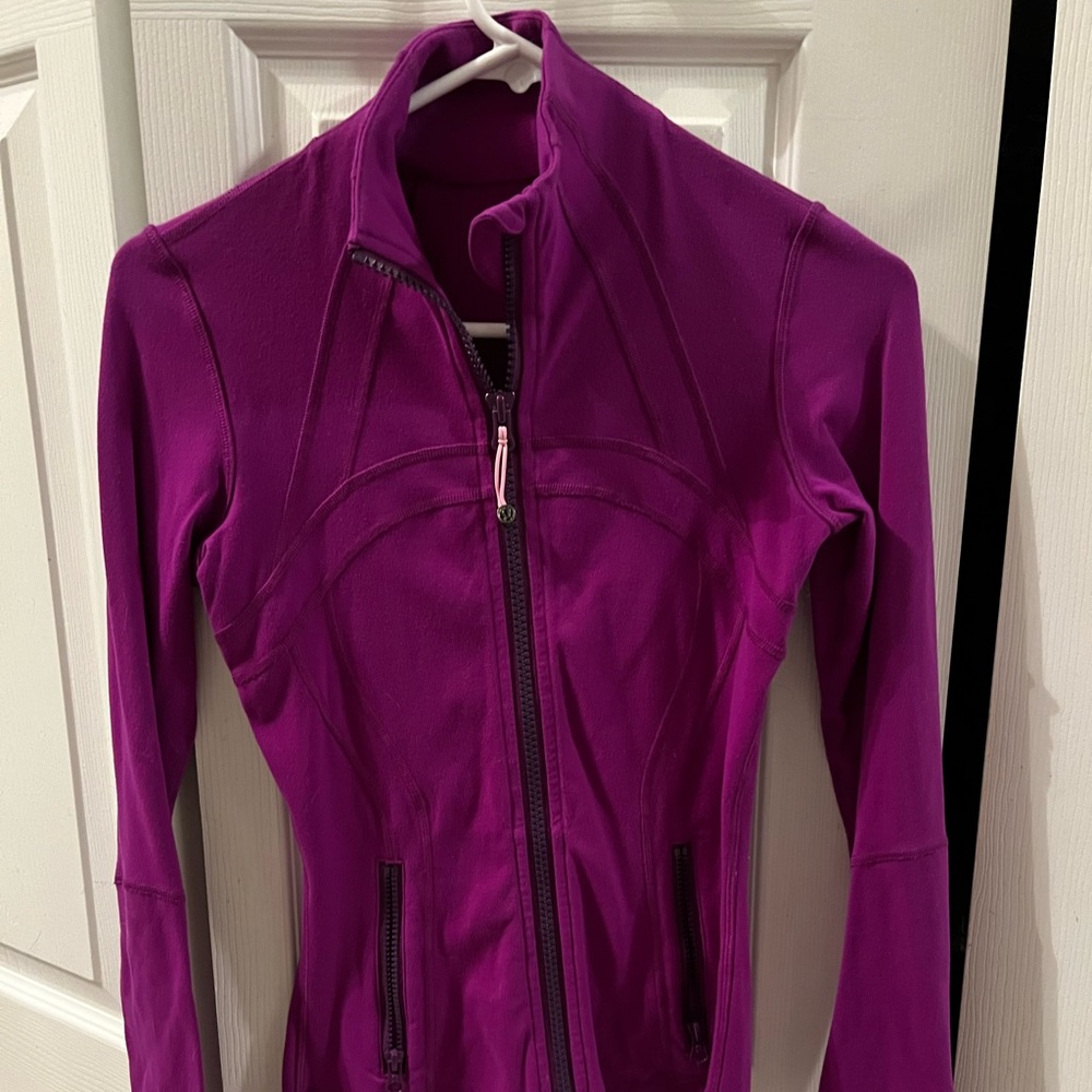 Lululemon purple zip up jacket.Size 2